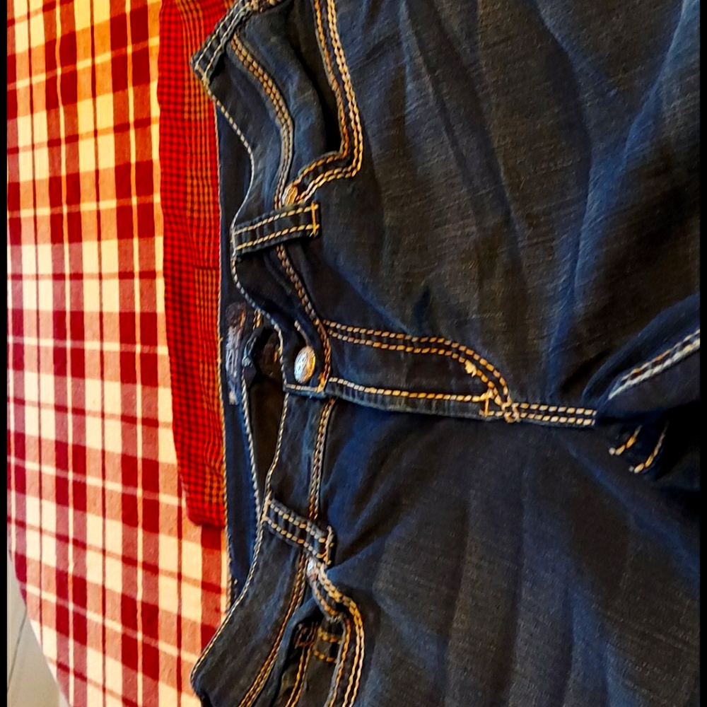 Silver jeans